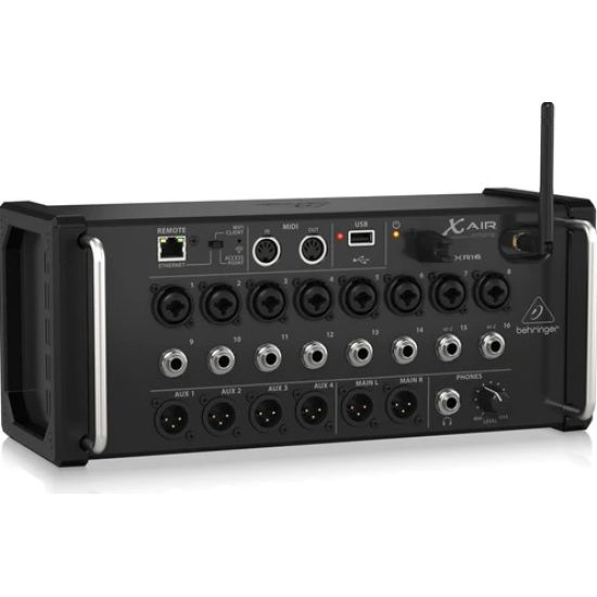 Behringer xr16 table controlled digital mixer